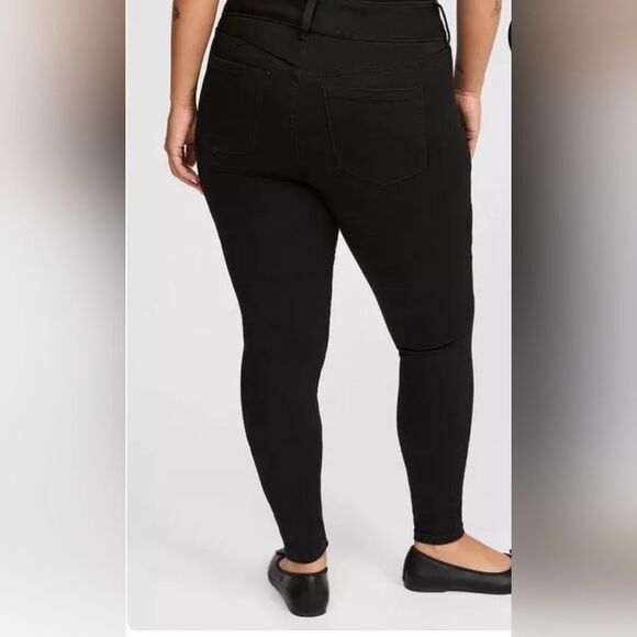 NWT Torrid Jegging Super Soft Black 14T Tall - Picture 4 of 7